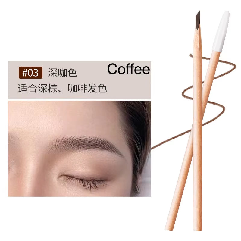 Waterproof Microblading Eyebrow Pencil – Long-Lasting Wooden Tattoo Brow Pen for Natural, Defined, Flawless Arches
